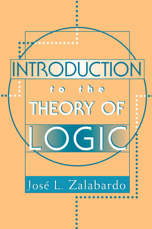 Book cover of Introduction To The Theory Of Logic