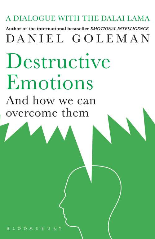 Book cover of Destructive Emotions: A Scientific Dialogue With The Dalai Lama