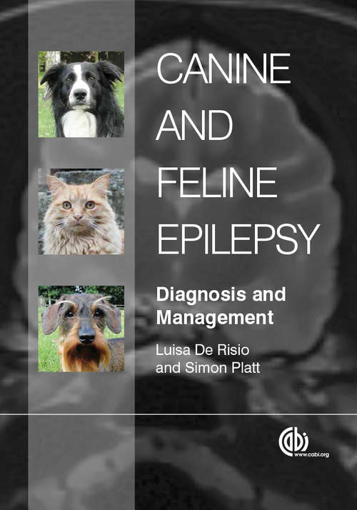 Book cover of Canine and Feline Epilepsy: Diagnosis and Management