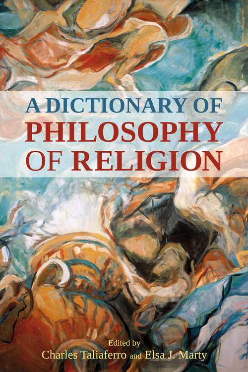 Book cover of A Dictionary of Philosophy of Religion