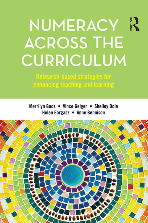 Book cover of Numeracy Across the Curriculum: Research-based strategies for enhancing teaching and learning