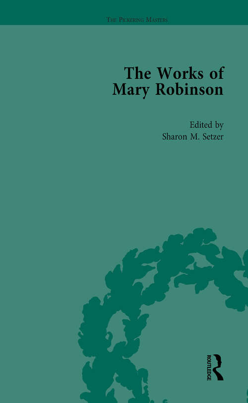 Book cover of The Works of Mary Robinson, Part I