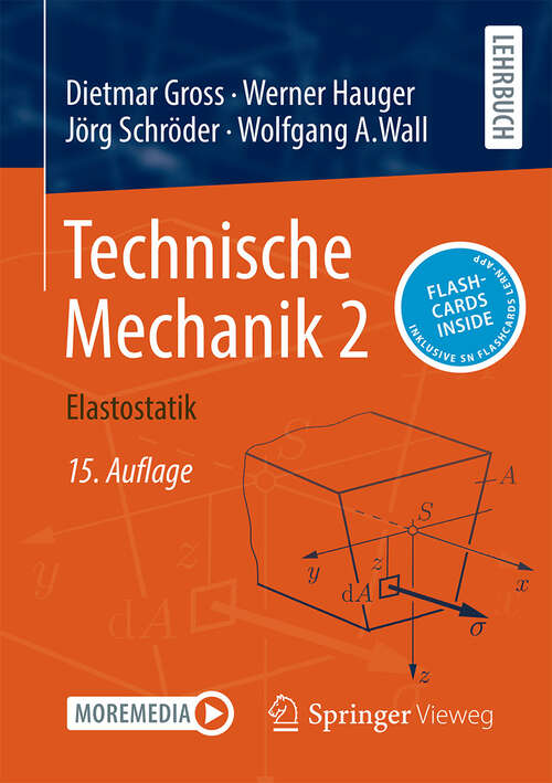 Book cover of Technische Mechanik 2: Elastostatik (15. Aufl. 2024)