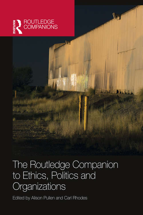 Book cover of The Routledge Companion to Ethics, Politics and Organizations (Routledge Companions in Business, Management and Accounting)