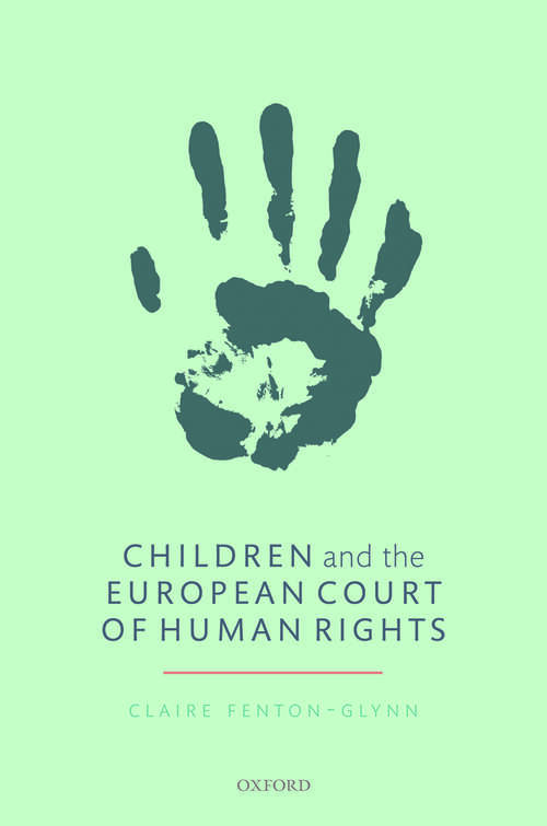 Book cover of Children and the European Court of Human Rights