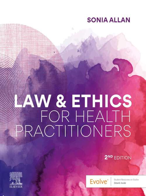 Book cover of Law and Ethics for Health Practitioners - E-Book Epub (2)