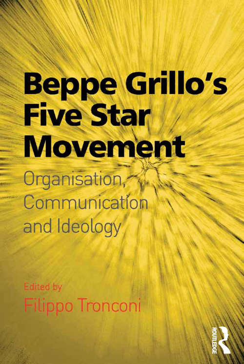 Book cover of Beppe Grillo's Five Star Movement: Organisation, Communication and Ideology