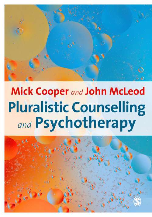 Book cover of Pluralistic Counselling and Psychotherapy