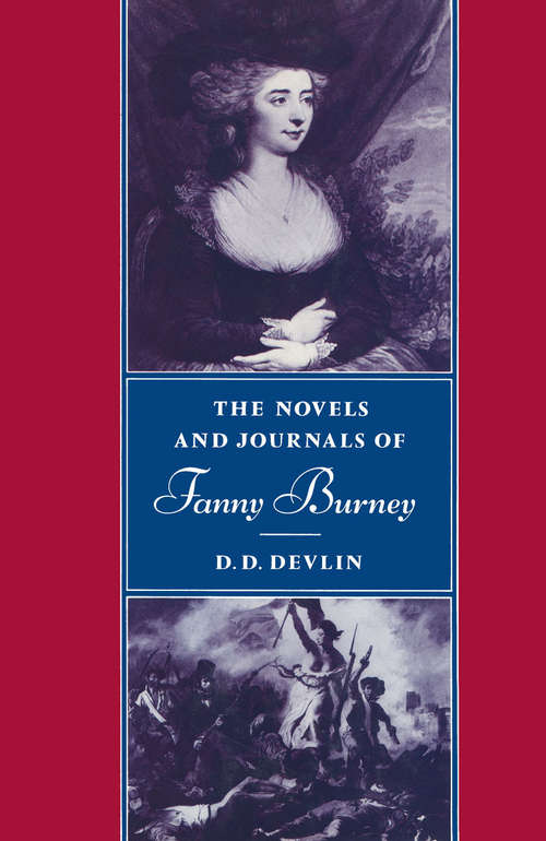 Book cover of The Novels and Journals of Fanny Burney (1st ed. 1987)