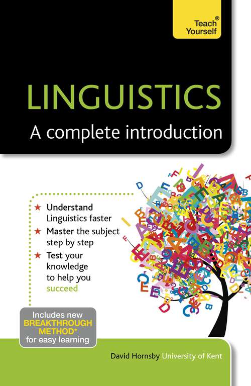 Book cover of Linguistics: A Complete Introduction (Teach Yourself)