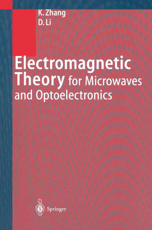 Book cover of Electromagnetic Theory for Microwaves and Optoelectronics (1998)