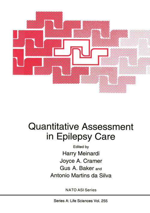 Book cover of Quantitative Assessment in Epilepsy Care (1993) (Nato Science Series A: #255)