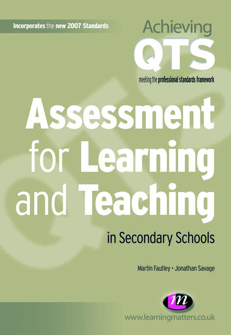 Book cover of Assessment for Learning and Teaching
