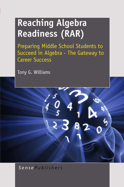 Book cover of Reaching Algebra Readiness (RAR) (2011)