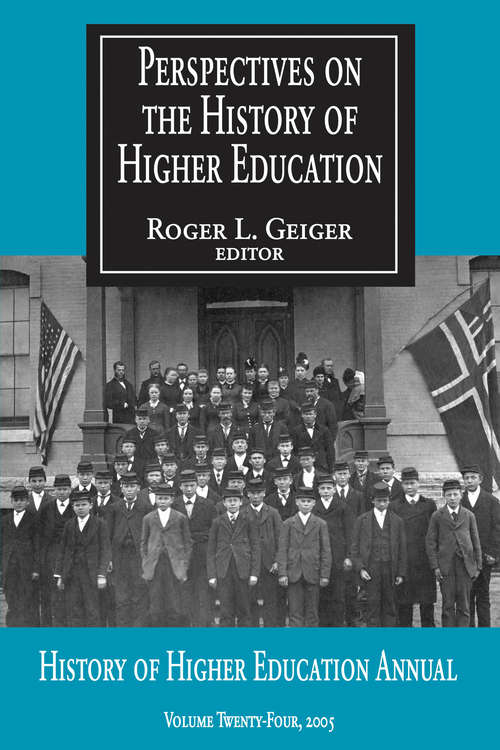 Book cover of Perspectives on the History of Higher Education: Volume 24, 2005 (Perspectives On The History Of Higher Education Ser.)