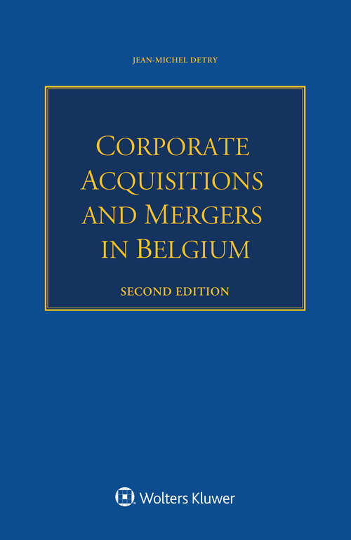 Book cover of Corporate Acquisitions and Mergers in Belgium (2)