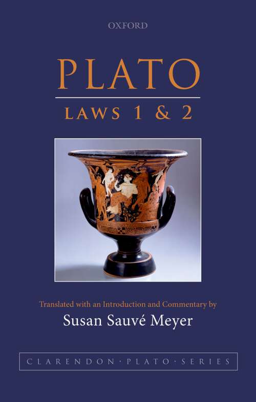Book cover of Plato: Laws 1 and 2 (Clarendon Plato Series)
