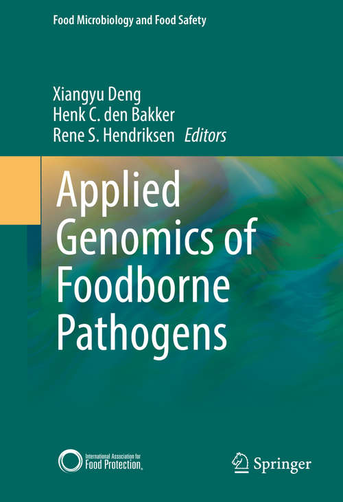 Book cover of Applied Genomics of Foodborne Pathogens (Food Microbiology and Food Safety)