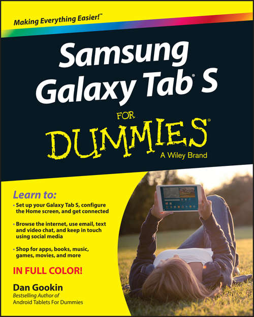 Book cover of Samsung Galaxy Tab S For Dummies