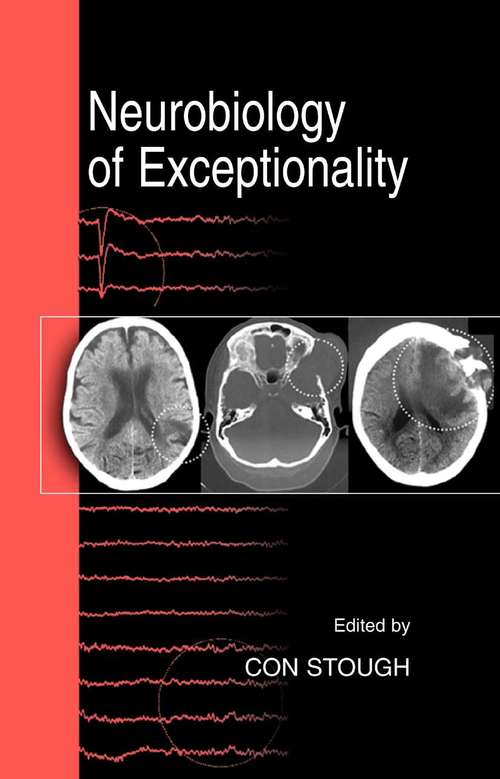 Book cover of Neurobiology of Exceptionality (2005) (The Springer Series on Human Exceptionality)