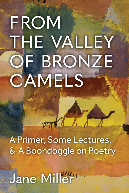 Book cover of From the Valley of Bronze Camels: A Primer, Some Lectures, & A Boondoggle on Poetry (Poets On Poetry)