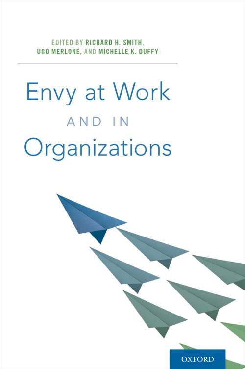 Book cover of Envy at Work and in Organizations