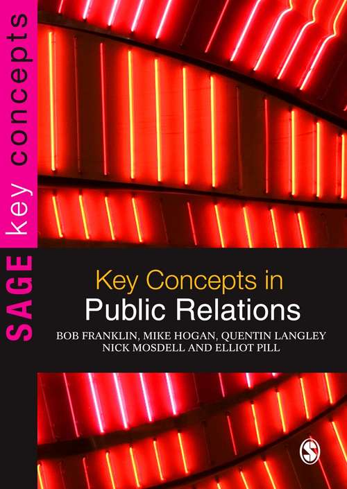 Book cover of Key Concepts in Public Relations (PDF)