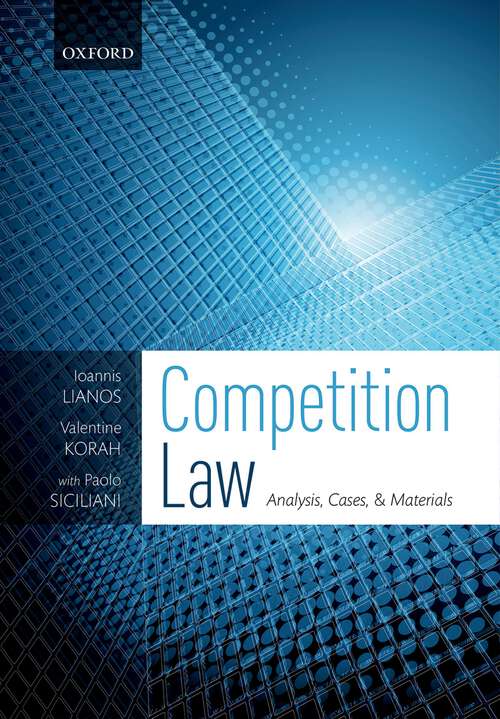 Book cover of Competition Law: Analysis, Cases, & Materials