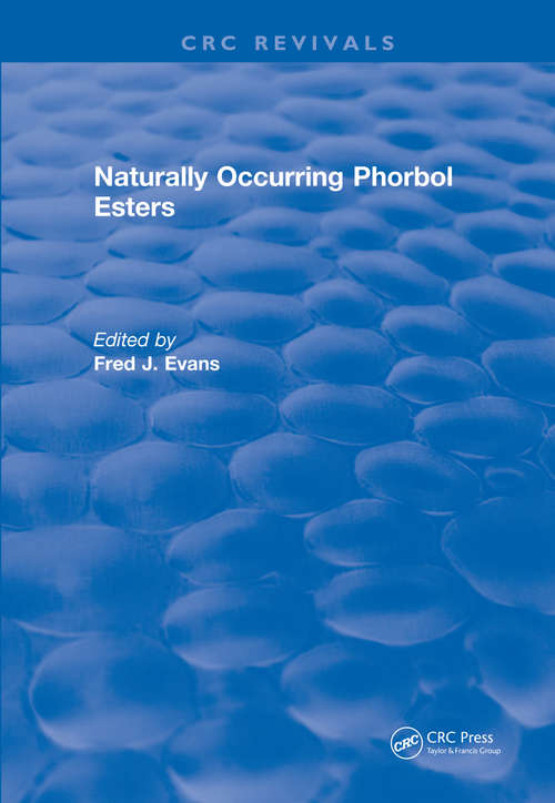 Book cover of Naturally Occurring Phorbol Esters
