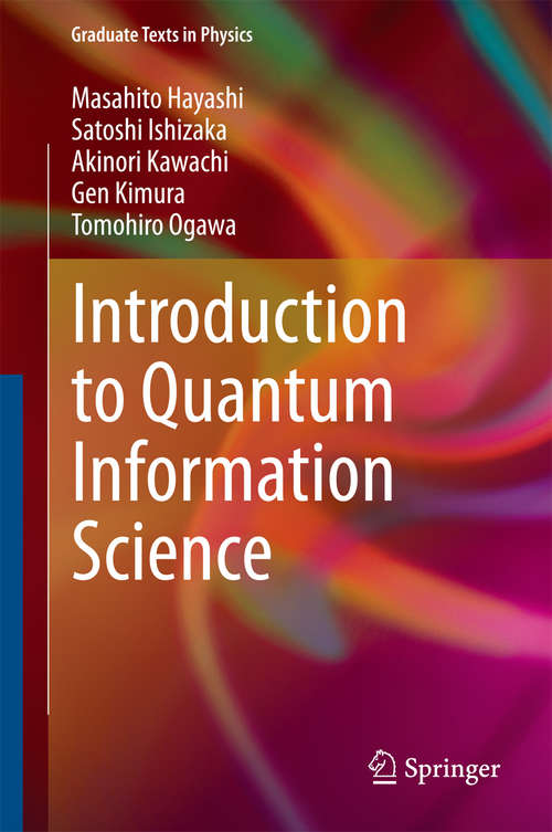 Book cover of Introduction to Quantum Information Science (2015) (Graduate Texts in Physics)