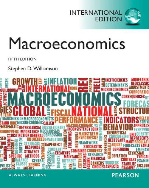 Book cover of Macroeconomics, International Edition
