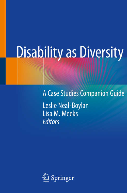 Book cover of Disability as Diversity: A Case Studies Companion Guide (1st ed. 2021)
