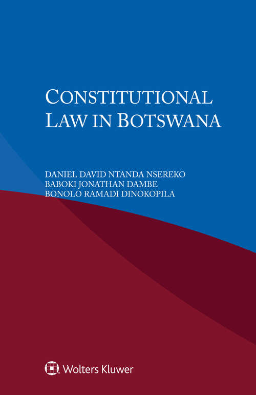 Book cover of Constitutional Law in Botswana