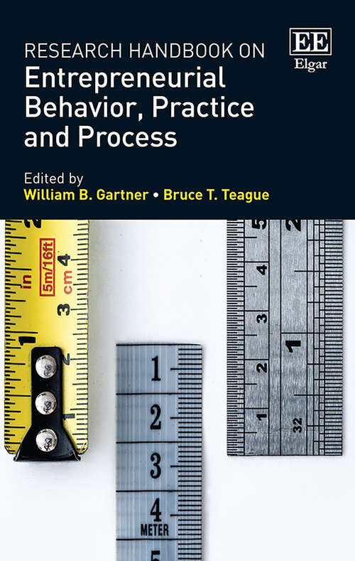 Book cover of Research Handbook on Entrepreneurial Behavior, Practice and Process (Research Handbooks in Business and Management series)