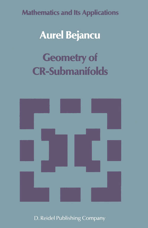 Book cover of Geometry of CR-Submanifolds (1986) (Mathematics and its Applications #23)