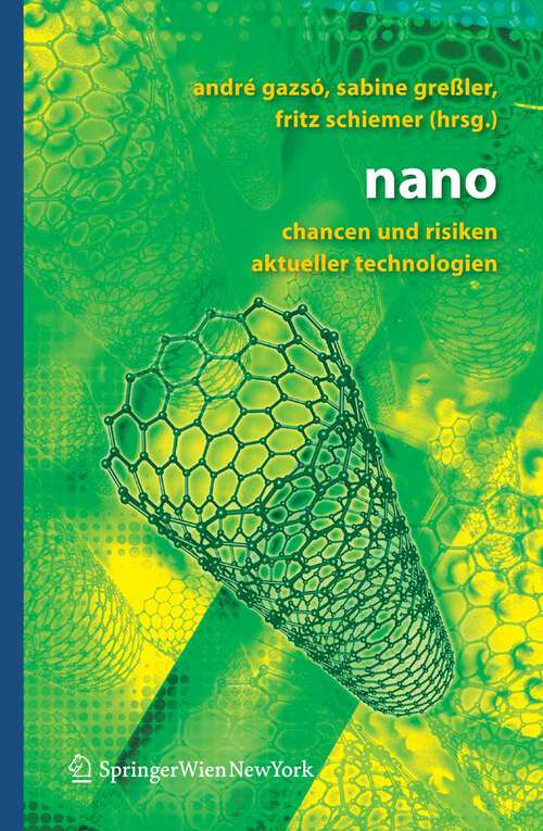 Book cover of nano: Chancen und Risiken aktueller Technologien (2007)