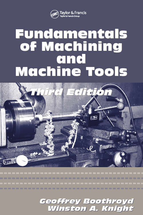 Book cover of Fundamentals of Metal Machining and Machine Tools