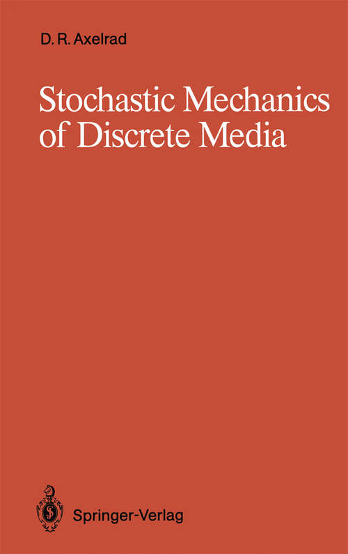 Book cover of Stochastic Mechanics of Discrete Media (1993)