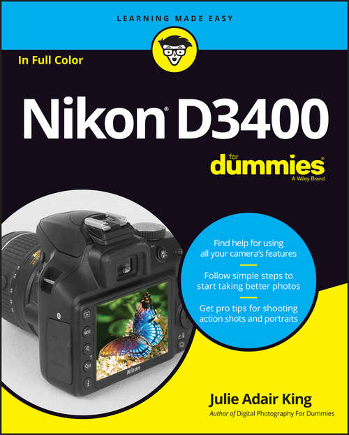 Book cover of Nikon D3400 For Dummies