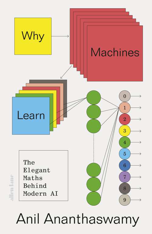 Book cover of Why Machines Learn: The Elegant Maths Behind Modern AI