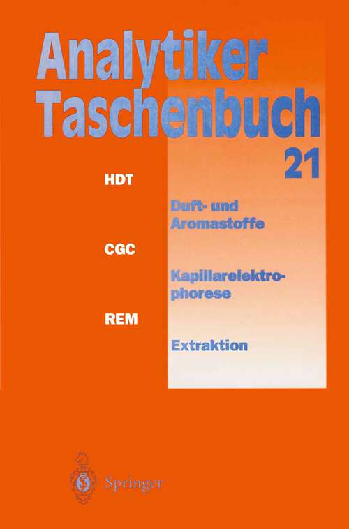 Book cover of Analytiker-Taschenbuch (2000) (Analytiker-Taschenbuch #21)