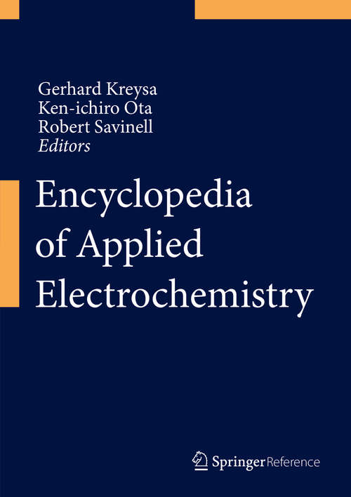 Book cover of Encyclopedia of Applied Electrochemistry