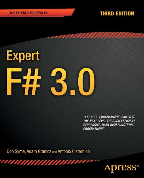 Book cover of Expert F# 3.0 (3rd ed.)