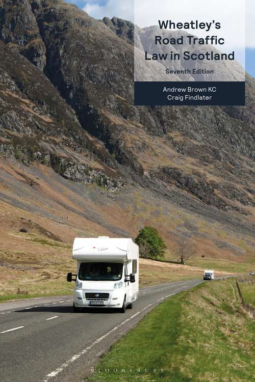 Book cover of Wheatley's Road Traffic Law in Scotland