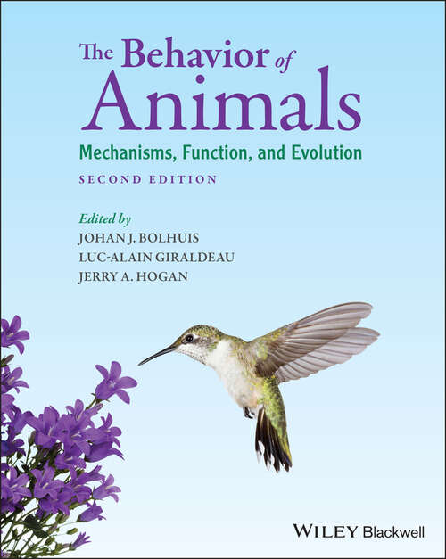 Book cover of The Behavior of Animals: Mechanisms, Function, and Evolution (2)