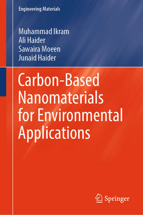 Book cover of Carbon-Based Nanomaterials for Environmental Applications (2024) (Engineering Materials)