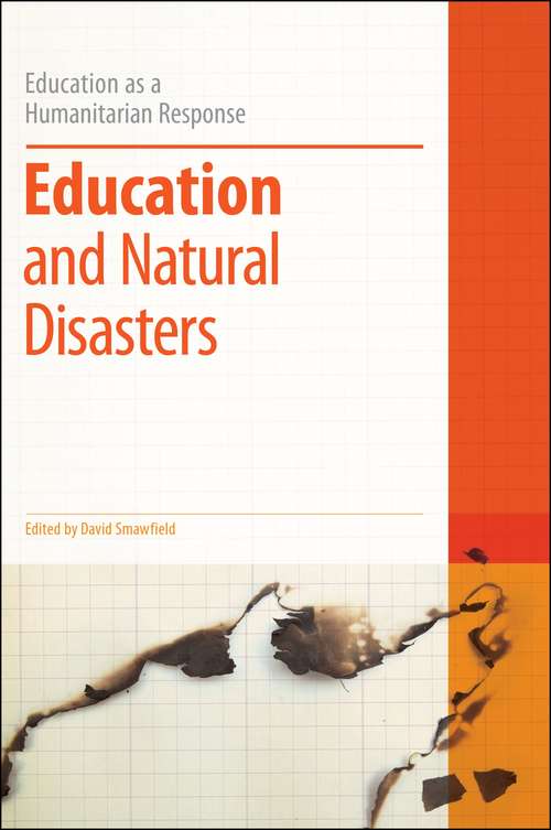 Book cover of Education and Natural Disasters (Education as a Humanitarian Response)