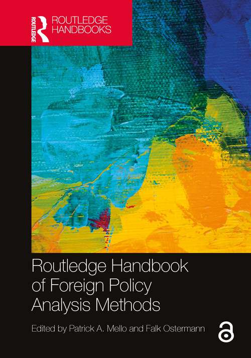 Book cover of Routledge Handbook of Foreign Policy Analysis Methods