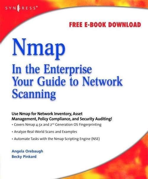 Book cover of Nmap in the Enterprise: Your Guide to Network Scanning