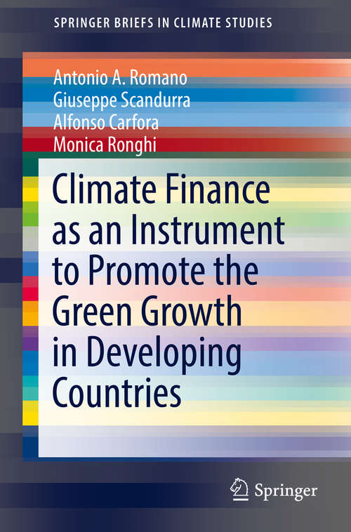 Book cover of Climate Finance as an Instrument to Promote the Green Growth in Developing Countries (SpringerBriefs in Climate Studies)